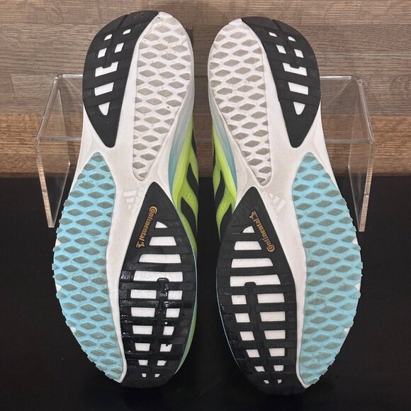 Adidas Mens SL20.2 M Running Shoes Used Yellow Blue Size Men 10 - Picture 11 of 16